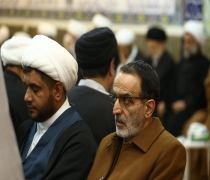 مراسم ارتحال مرحوم آیت الله هاشمی شاهرودی در مسجد کوفه